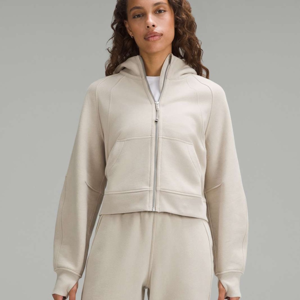 NWT Lululemon Scuba Oversized Full Zip Hoodie Mojave Tan M/L